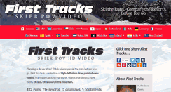 Desktop Screenshot of firsttracksvideo.com